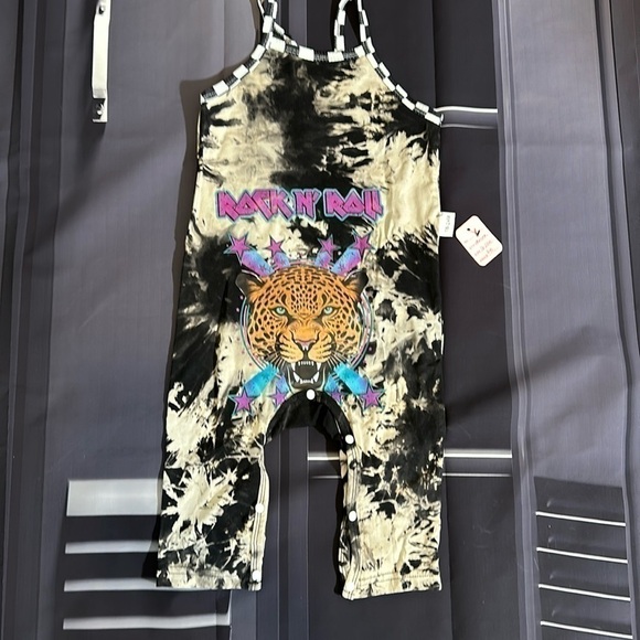 Rock n Roll baby/toddler girls romper - Picture 3 of 6